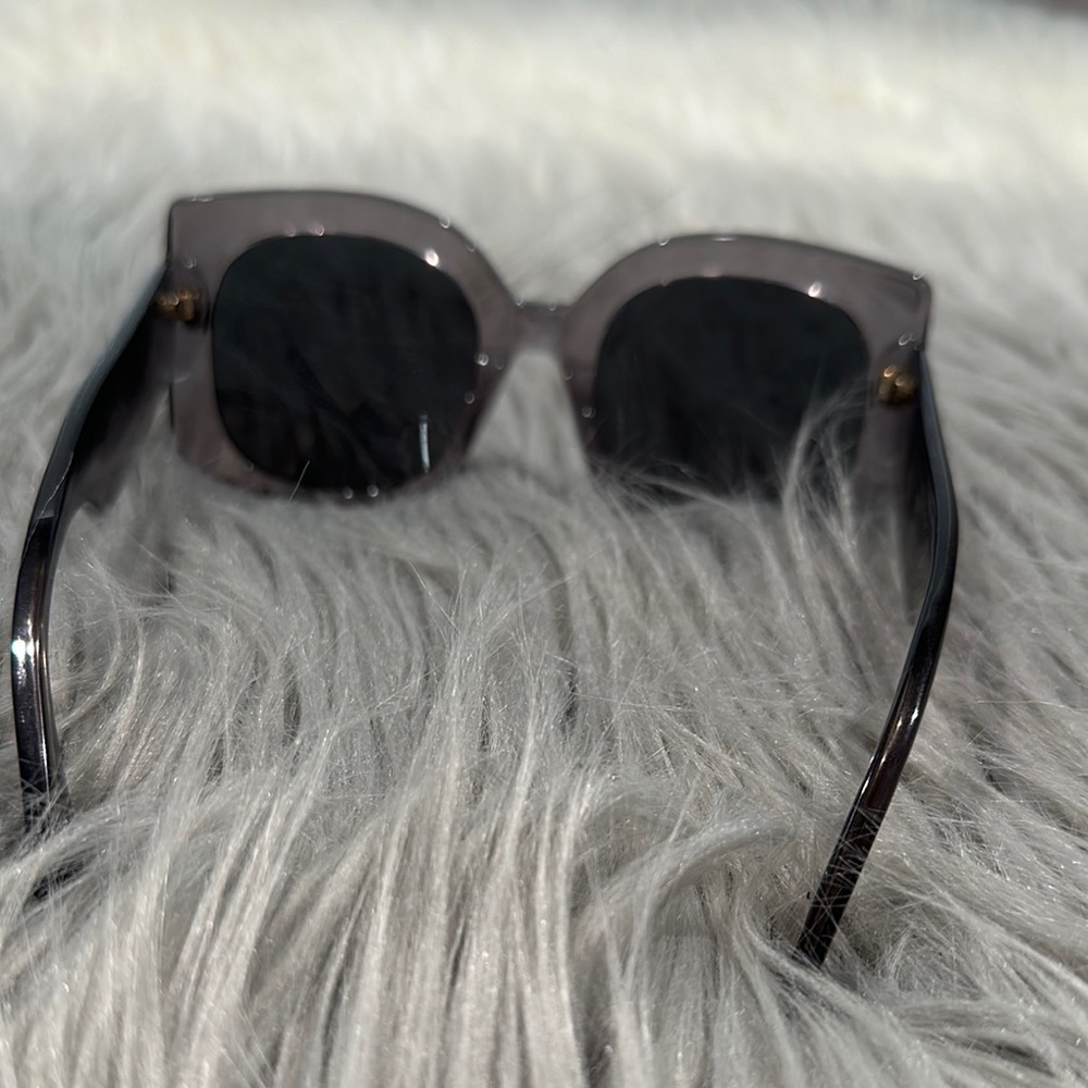 Fendi Black Oversized Cat-Eye Glasses - Picture 6 of 11